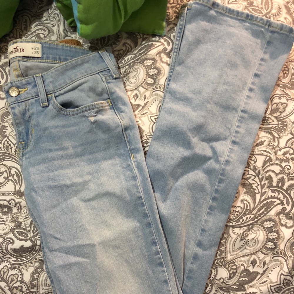 Ripped Hollister Jeans